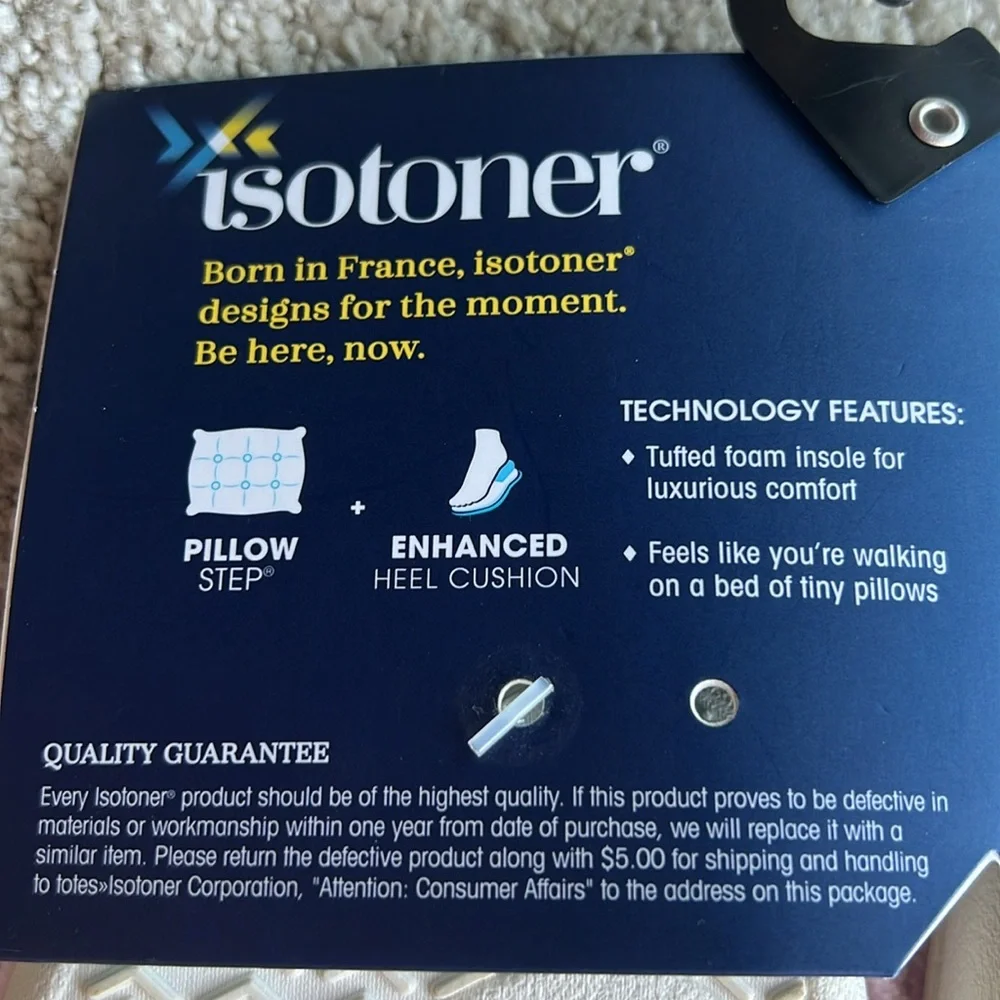 New Isotoner Pillow Step House Shoes/Slippers - Picture 3 of 6